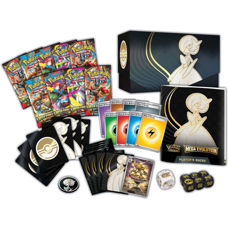 Pokemon: Mega Evolution Elite Trainer Box Mega Lucario / Mega Gardevoir - (Ingles/Español)