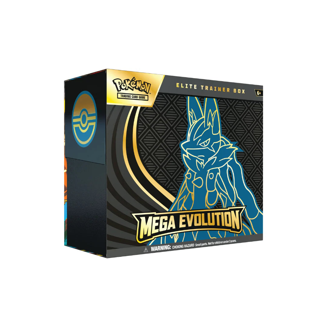 Pokemon: Mega Evolution Elite Trainer Box Mega Lucario / Mega Gardevoir - (Ingles/Español)