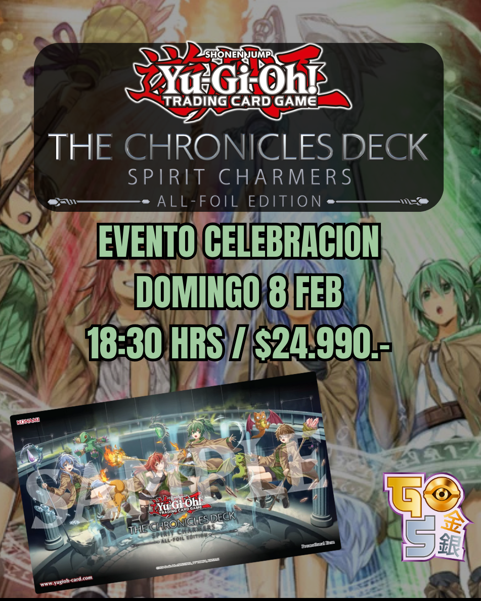 Evento Celebración Yu-Gi-Oh! Encantadoras de Espíritus - Domingo 8