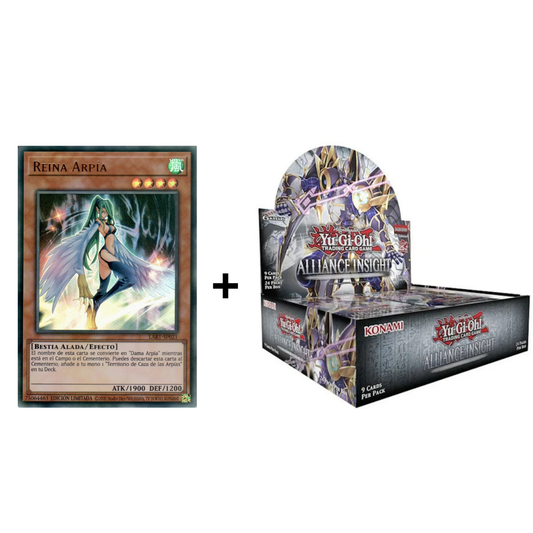 Lost Art Reina Arpia + Yugioh! Intuición de Alianza - Booster Box Español