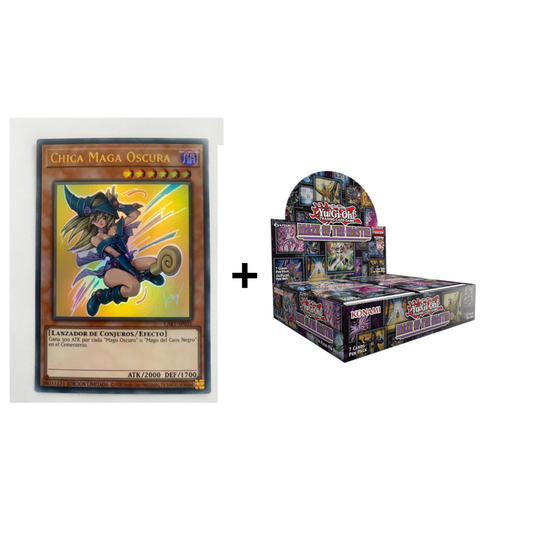 Lost Art Chica Maga Oscura + Yugioh! Laberinto del maestro Booster Box Español