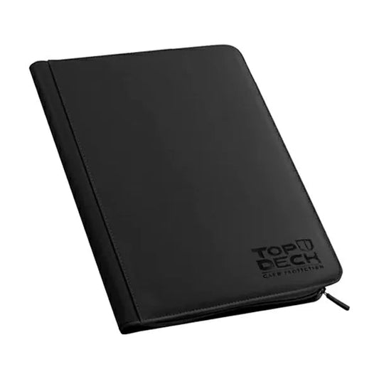 Carpeta Top Deck 180 4 bolsillos- Ecocuero Negro