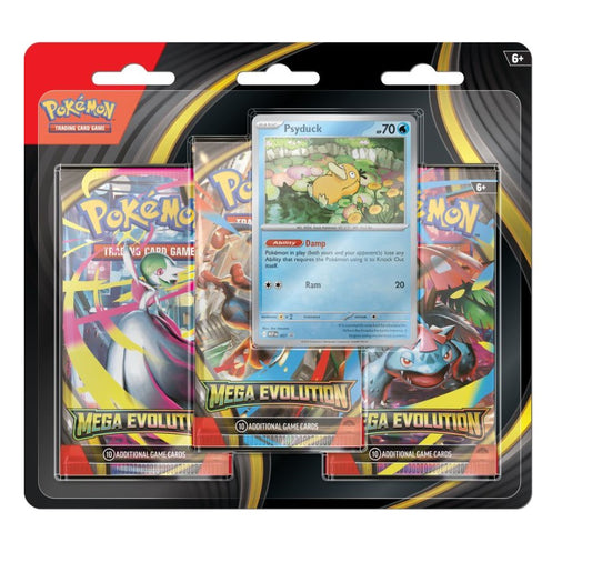Pokemon: Mega Evolution 3-Pack Blister - (Ingles/Español)