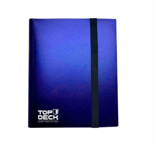 Carpeta Top Deck 360 9 bolsillos- Plastica Azul