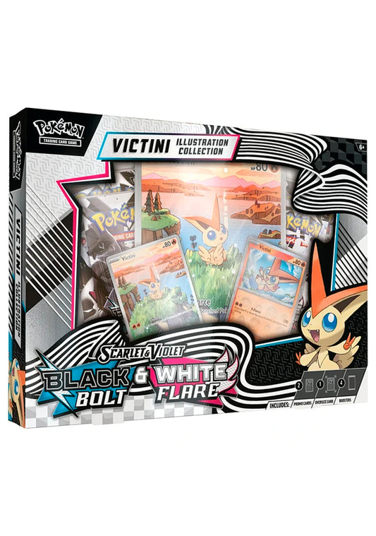 Pokemon TCG: Black Bolt & White Flare - Ilustration Box (Ingles / Español)