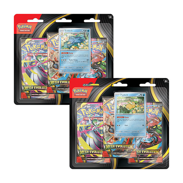 Pokemon: Mega Evolution 3-Pack Blister - (Ingles/Español)