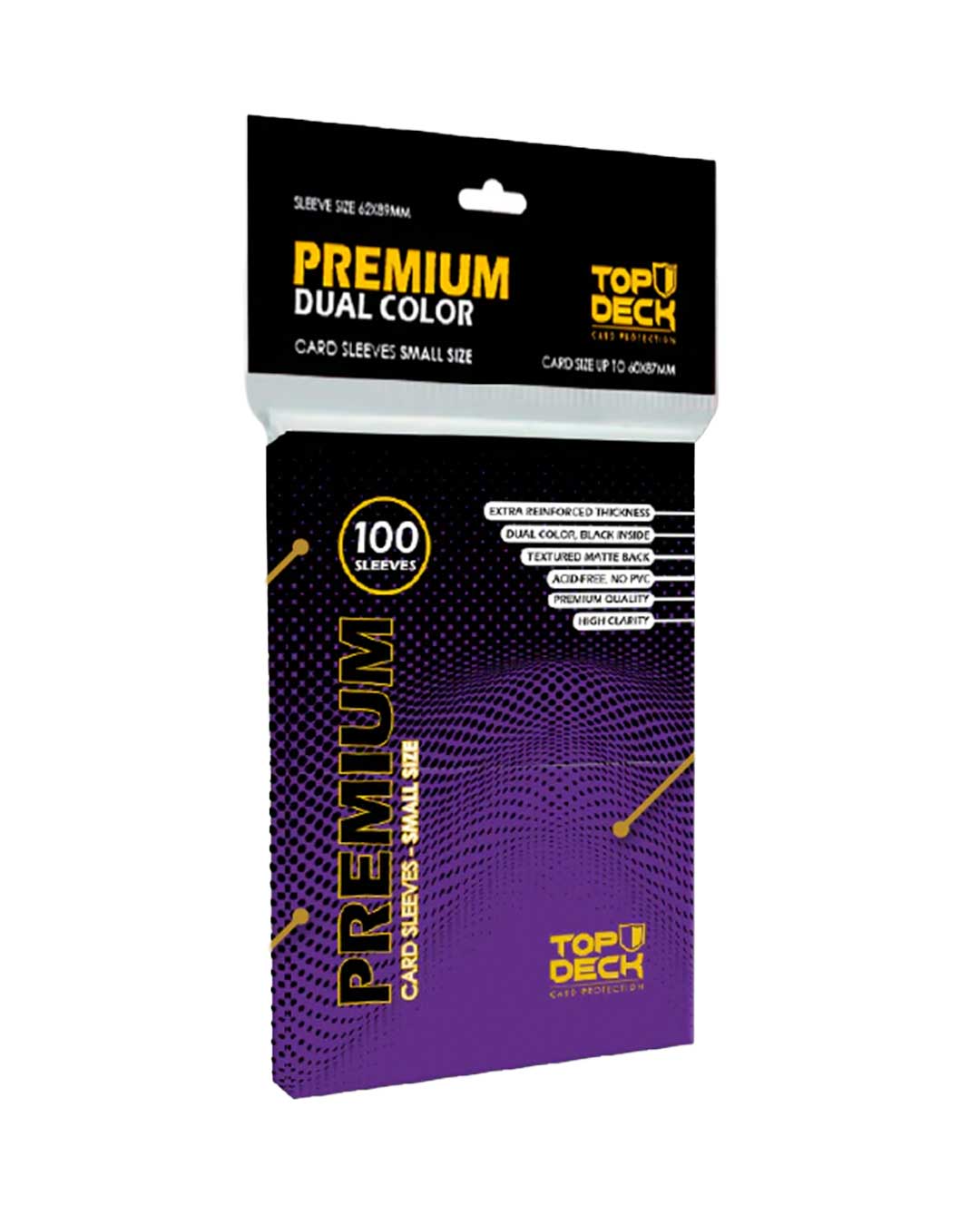 Protectores Premium | TOPDECK Small 62x89mm color morado