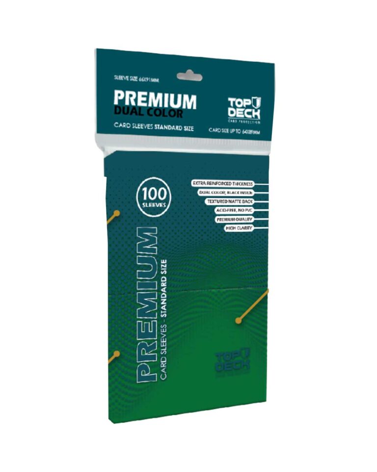Protectores Premium | TOP DECK Standard 66x91mm color verde