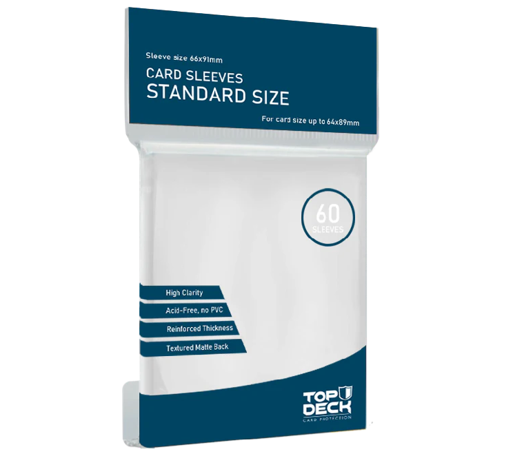 Protectores TOP DECK Standard 64x89mm color Blanco