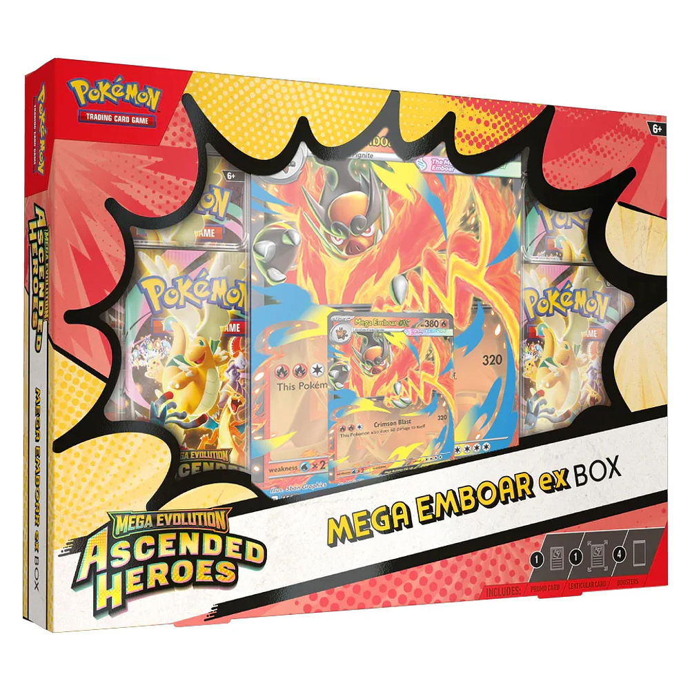 Pokemon Ascended Heroes Mega Ex Box - Español / Ingles