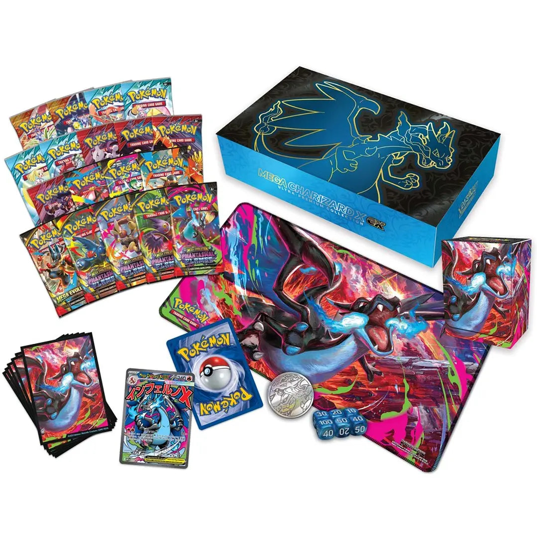 [Preventa] Pokemon Mega Charizard X ex Ultra Premium Collection (Ingles / Español)