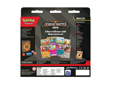 [Preventa] Pokemon TCG: Mega Lucario EX League Battle Deck (Ingles / Español)