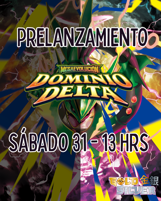 Prelanzamiento Pokemon Dominio Delta Sábado 31 de Octubre - 13 Hrs.