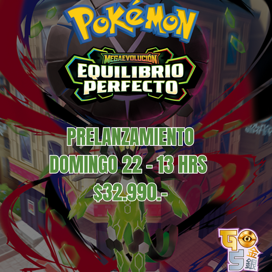 Prelanzamiento Pokemon Equilibrio Perfecto Domingo 22 de Marzo - 13 Hrs.
