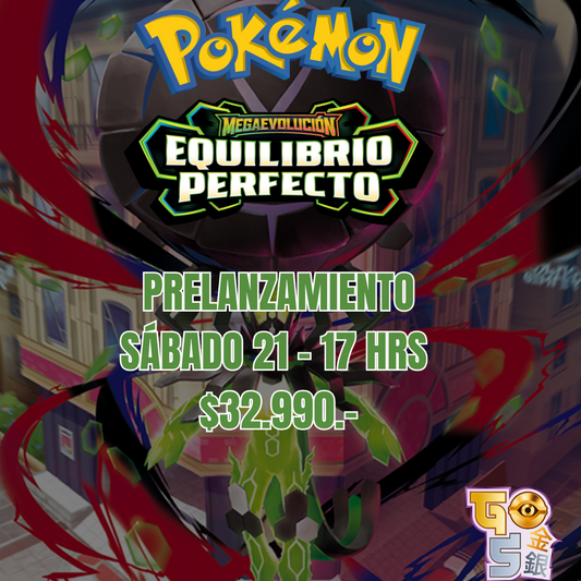 Prelanzamiento Pokemon Equilibrio Perfecto Sábado 21 de Marzo - 17 Hrs.