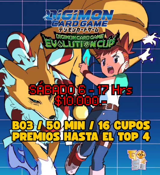 Digimon Evolution Cup: Sábado 6 de Junio