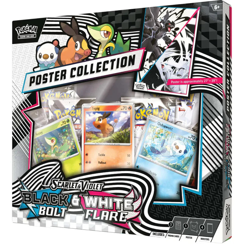 Pokemon TCG: Black Bolt & White Flare - Poster (Español/Ingles)