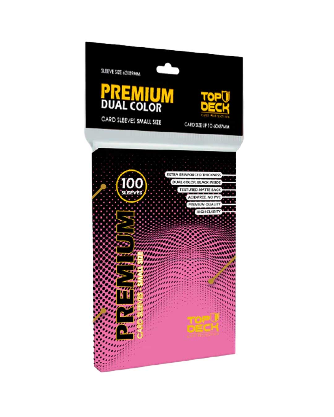 Protectores Premium | TOPDECK Small 62x89mm color rosa
