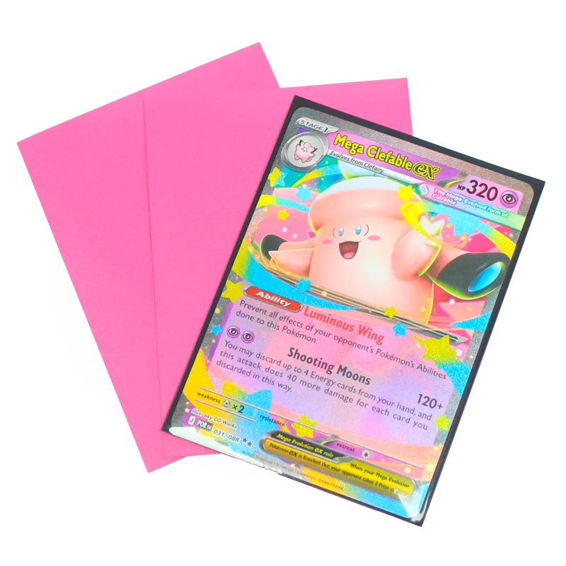 Protectores TOP DECK Standard 64x89mm color Rosa