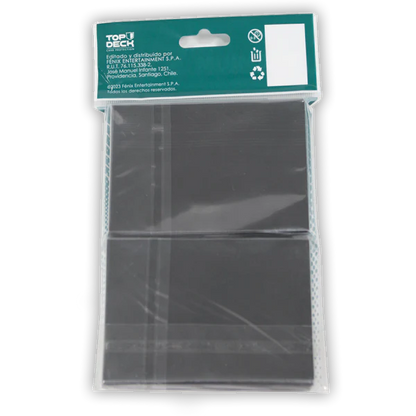 Protectores Premium | TOP DECK Standard 66x91mm color Blanco