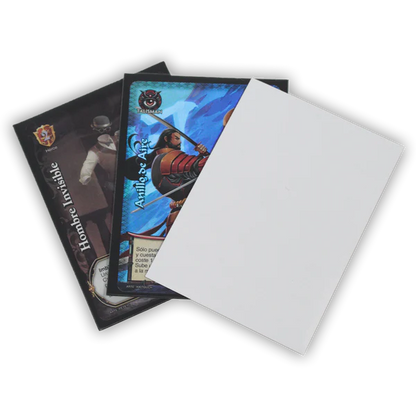 Protectores Premium | TOP DECK Standard 66x91mm color Blanco