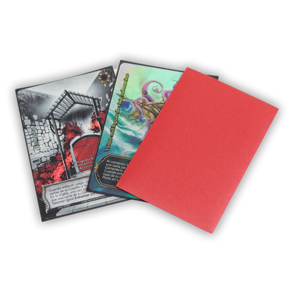 Protectores Premium | TOPDECK Small 62x89mm color Rojo