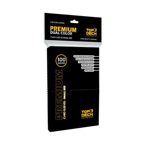 Protectores Premium | TOPDECK Small 62x89mm color Negro