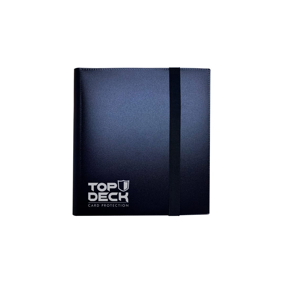 Carpeta Top Deck 160 4 bolsillos- Plastica Negro