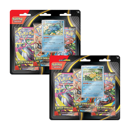 [Preventa] Pokemon: Mega Evolution 3-Pack Blister - (Ingles/Español)