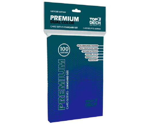 Protectores Premium | TOP DECK Standard 66x91mm color Azul