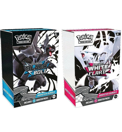 Pokemon Scarlet & Violet - Black Bolt / White Flare: Booster Bundle - (Ingles / Español)