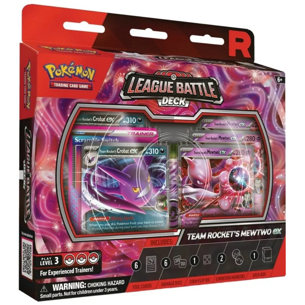 [Preventa] Pokémon TCG: Team Rocket’s Mewtwo ex League Battle Deck (Ingles / Español)