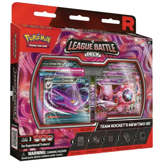 [Preventa] Pokémon TCG: Team Rocket’s Mewtwo ex League Battle Deck (Ingles / Español)