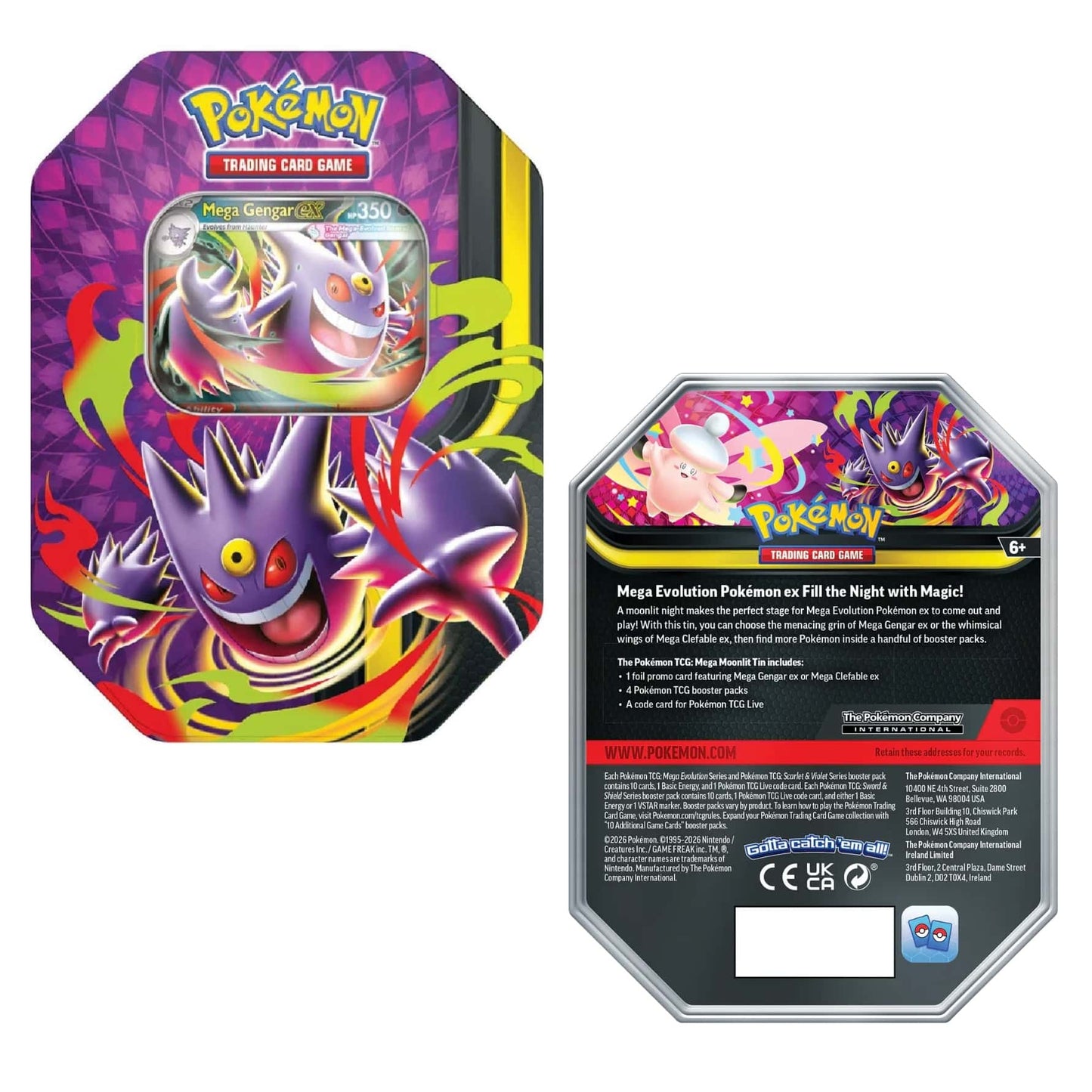 [Preventa] Pokemon Mega Moonlit Tin (Ingles / Español)