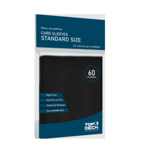 Protectores Top Deck Standard 60 - Negro