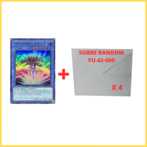 Lost Art: Ciber Ángel Idaten + 4 Sobres Random Yu-Gi-Oh!