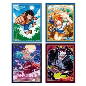 One Piece TCG: Protectores Oficiales 8 (4 Diseños)